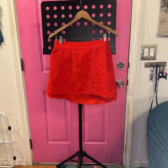 Red Mini Skirt - Picture 1 of 2